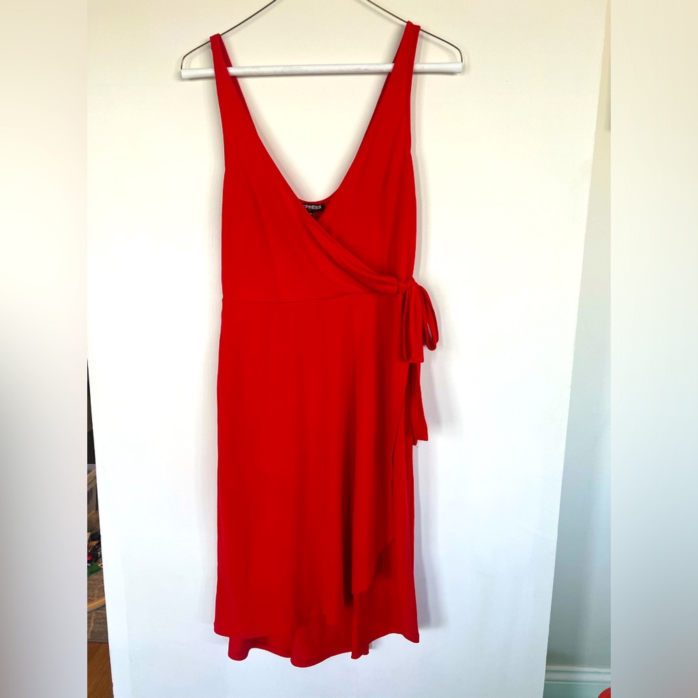 Express High Low Wrap Dress